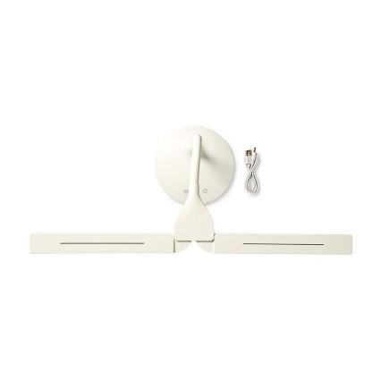 Himmennettävä LED-pöytävalaisin LED/6W/5V 2200 mAh valkoinen