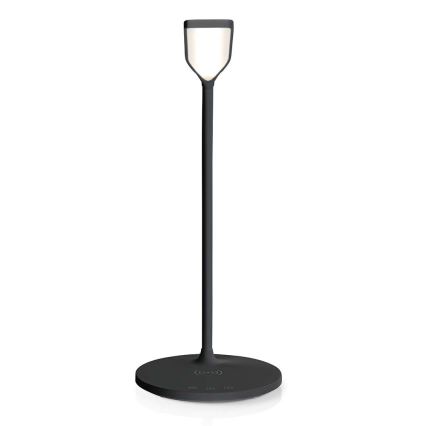 LED Himmennettävä kosketus flexible pöytävalaisin kanssa 15W langaton lataus Qi LED/5,5W/230V 2700-6500K musta