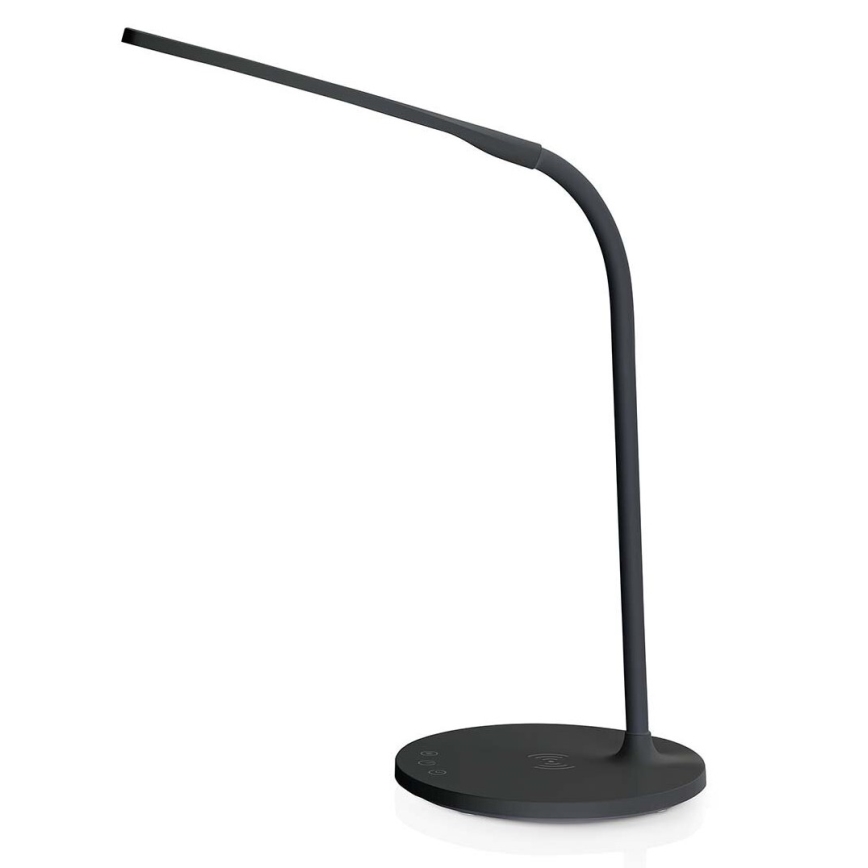 LED Himmennettävä kosketus flexible pöytävalaisin kanssa 15W langaton lataus Qi LED/5,5W/230V 2700-6500K musta