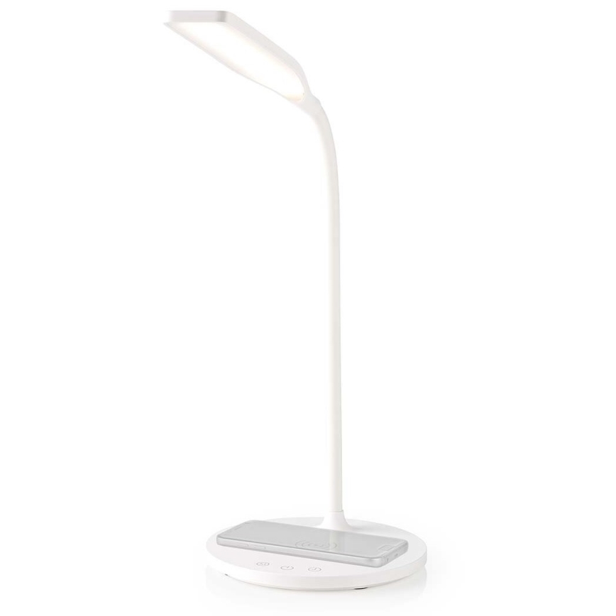 LED Himmennettävä kosketus flexible pöytävalaisin kanssa 15W langaton lataus Qi LED/5,5W/230V 2700-6500K valkoinen