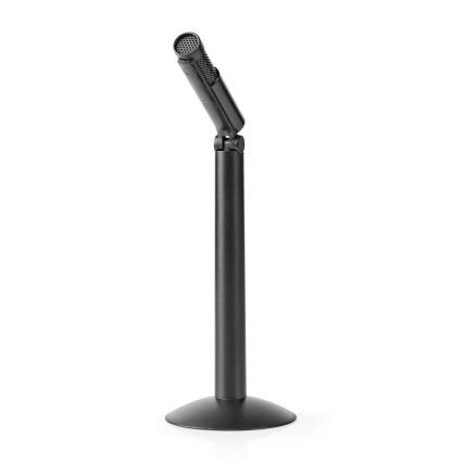 Nedis MICSJ100BK - Pöytämikrofoni tietokoneelle 1,5 V