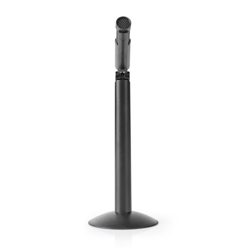 Nedis MICSJ100BK - Pöytämikrofoni tietokoneelle 1,5 V