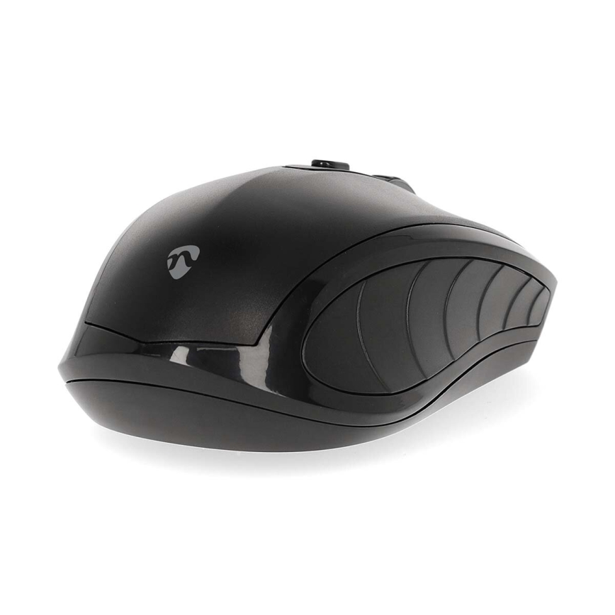 Langaton hiiri 800/1200/1600 DPI 2xAAA musta