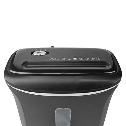 Paperisilppuri A4 äänenvoimakkuus 12 l 230V musta
