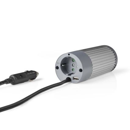 Jännitteenmuunnin 100W/12/230V + USB