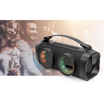 LED RGB ladattava kaiutin 24W/1500 mAh IPX4