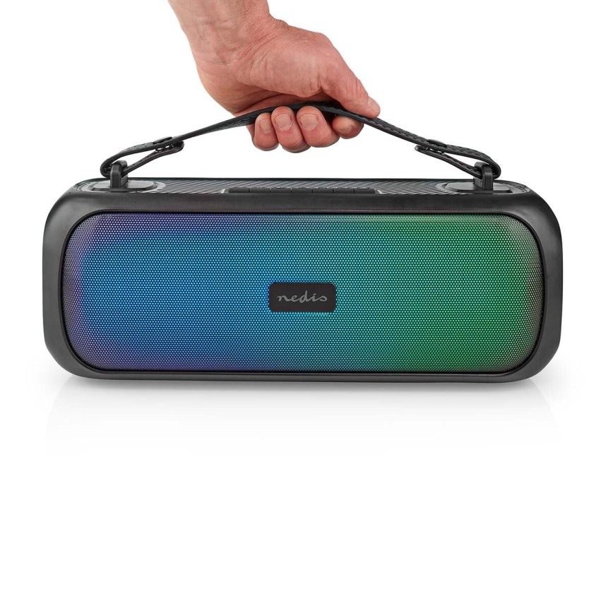 LED RGB ladattava kaiutin 45W/3000 mAh IPX5