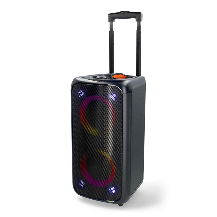 LED RGB ladattava kaiutin 240W/4000 mAh + kauko-ohjaus