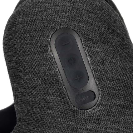 Matkatyyny, jossa on sisäänrakennetut langattomat kuulokkeet 400 mAh harmaa