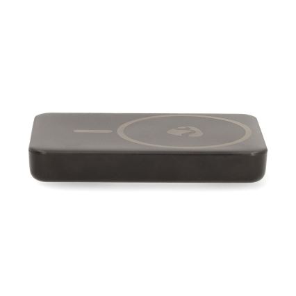 Laturi 2in1 magneettinen langattomalla latauksella MagSafe 5000 mAh musta