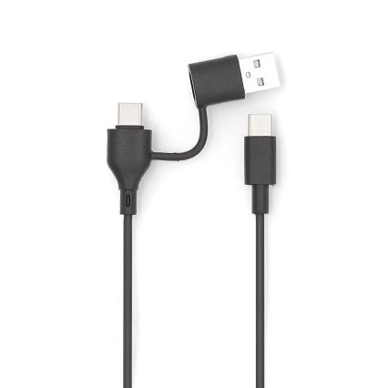 Laturi 2in1 magneettinen langattomalla latauksella MagSafe 5000 mAh musta