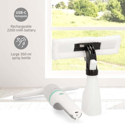 Ladattava ikkunapölynimuri 12W/2200 mAh