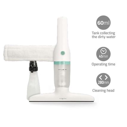 Ladattava ikkunapölynimuri 12W/2200 mAh