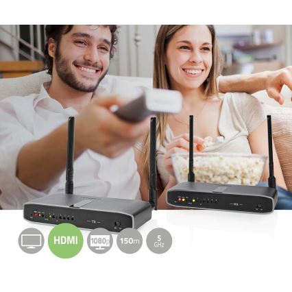 Setti langattomaan HDMI™ signaalin siirtoon