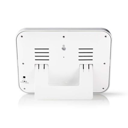 Sääasema värillisellä LCD-näytöllä 230V/3xAAA + 2xAA valkoinen