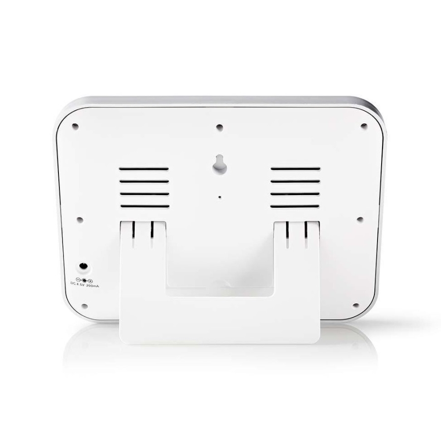 Sääasema värillisellä LCD-näytöllä 230V/3xAAA + 2xAA valkoinen