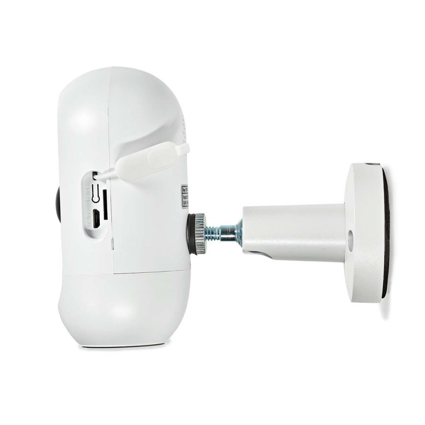 Älykäs ulkokäyttöinen ladattava IP-kamera PIR-anturilla Full HD 1080p 5V/5200mAh Wi-Fi IP65
