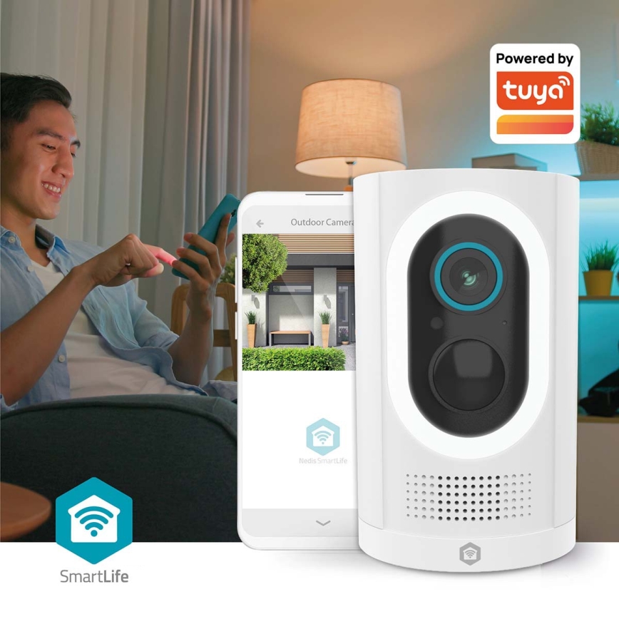 Älykamera 3 MP Full HD 1296p, 6700 mAh, Wi‑Fi, Tuya, IP65
