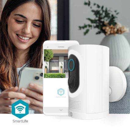 Älykamera 3 MP Full HD 1296p, 6700 mAh, Wi‑Fi, Tuya, IP65