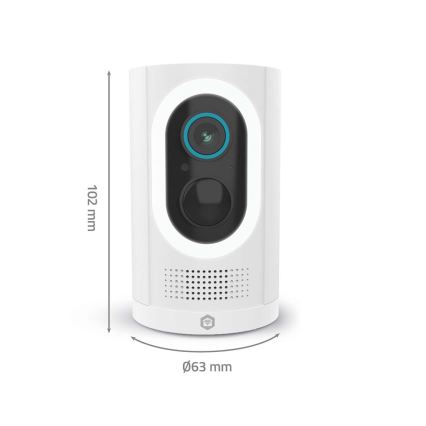 Älykamera 3 MP Full HD 1296p, 6700 mAh, Wi‑Fi, Tuya, IP65