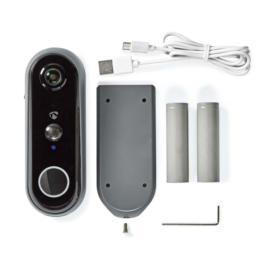 Video ovikello liiketunnistimella Full HD 1080p 5200 mAh Wi-Fi IP54