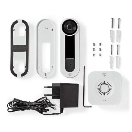 Langaton video-ovikello anturilla Full HD 1536p Wi-Fi IP65