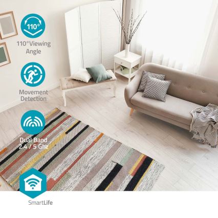 Älykamera Smartlife 5V 3MP Full HD 1296p Wi-Fi