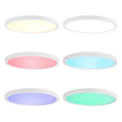 RGBW Himmennettävä kattovalaisin SmartLife LED/18W/230V 2700-6500K Wi-Fi Tuya