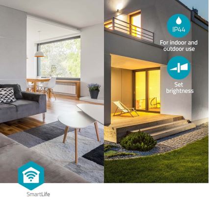 LED RGBW Himmennettävä kylpyhuoneen kattovalaisin SmartLife LED/18W/230V 2700-6500K IP44 Wi-Fi Tuya