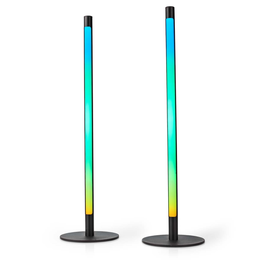 SETTI 2x LED RGBIC Himmennettävä pöytävalaisin SmartLife LED/36W/230V 55 cm 2700-6500K Wi-Fi Tuya + kauko-ohjaus