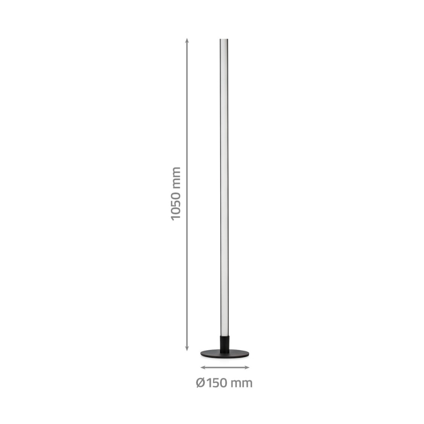 LED RGBIC Himmennettävä lattiavalaisin Smartlife LED/10W/230V 100,5 cm 2700-6500K Wi-Fi Tuya + kauko-ohjaus