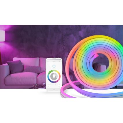 LED RGB Himmennettävä ulkonauha SmartLife 6m LED/32W/230V Wi-Fi IP65 + kauko-ohjain