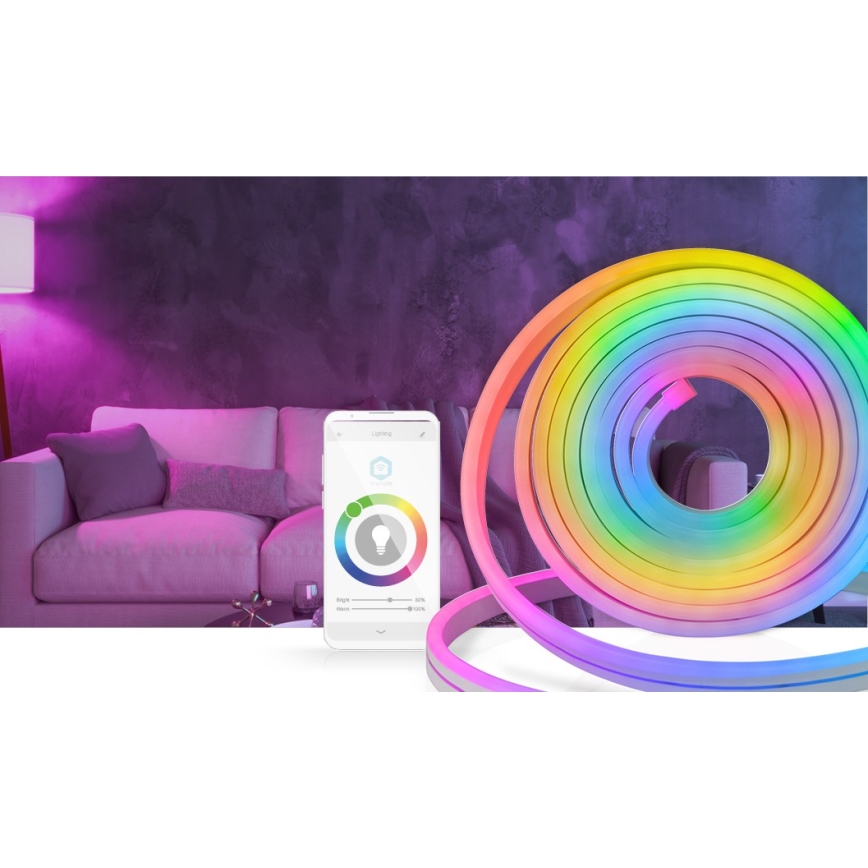 LED RGB Himmennettävä ulkonauha SmartLife 6m LED/32W/230V Wi-Fi IP65 + kauko-ohjain