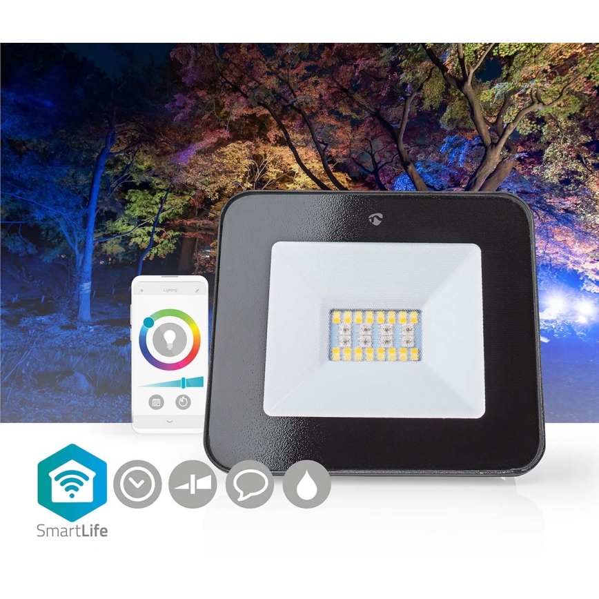 LED RGBW Himmennettävä valonheitin SmartLife LED/20W/230V Wi-Fi IP65 2700-6500K