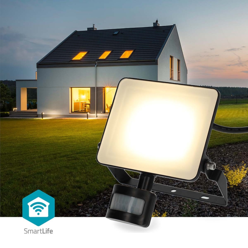 Himmennettävä LED-ulkovalaisin liiketunnistimella SmartLife LED/20W/230V 3000-6500K IP44 Wi-Fi