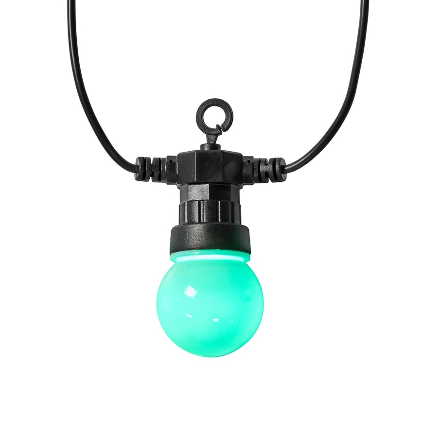 LED RGB Koristeketju ulkokäyttöön 10xLED 12m IP65 Wi-Fi Tuya