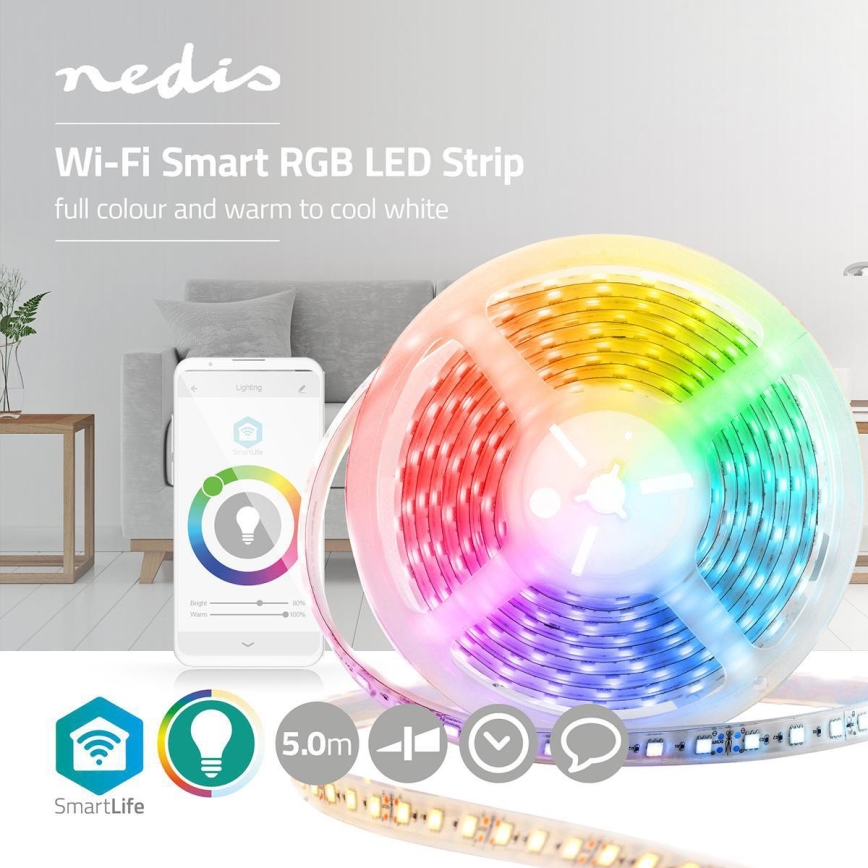 LED RGB Smart Wi-Fi -nauha LED / 15W / 230V 2700-6500K 5 m