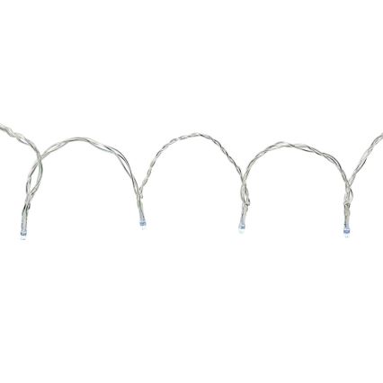 LED jouluverho 200xLED/11 toimintoa 6m IP65 Wi-Fi Tuya kylmä valkoinen