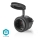 Nedis WIFIPO110FBK - Älykäs pistorasia 3680W / 230V / Schuko Type F / 16A Wi-Fi IP44 musta