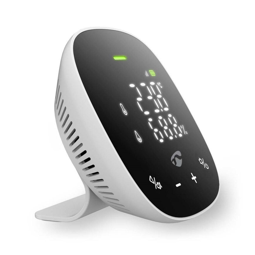 Älykäs ilmanlaadun valvonta LED mukana näyttö SmartLife Wi-Fi