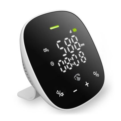 Älykäs ilmanlaadun valvonta LED mukana näyttö SmartLife Wi-Fi