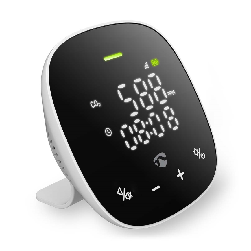 Älykäs ilmanlaadun valvonta LED mukana näyttö SmartLife Wi-Fi