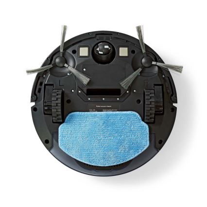 Älykäs robottipölynimuri Wi-Fi musta + kauko-ohjain
