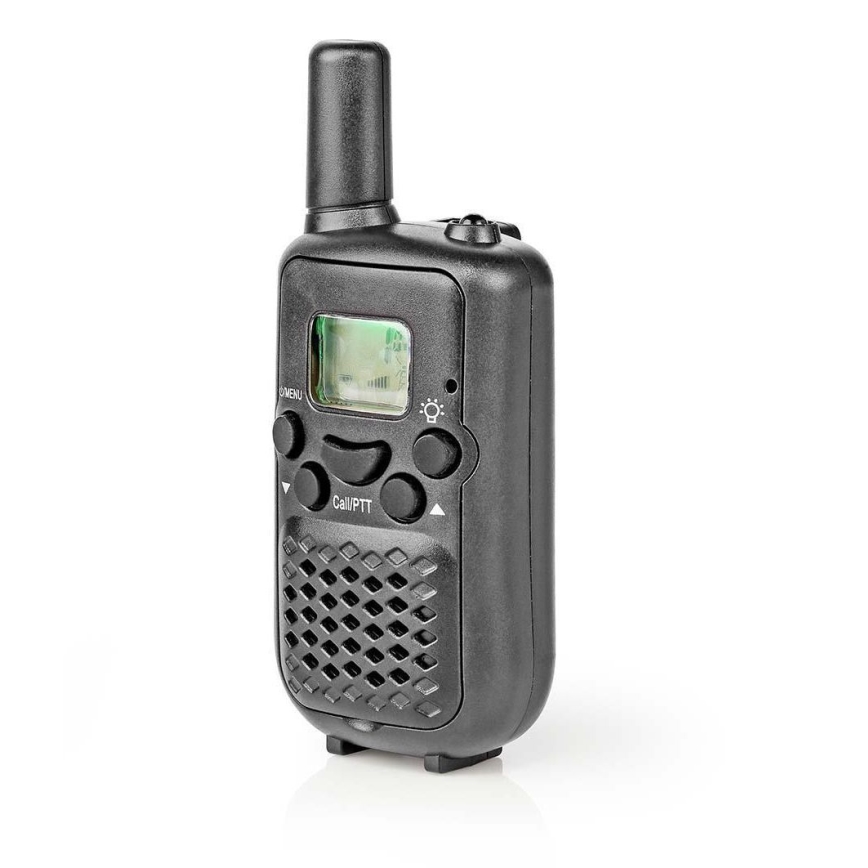 SETTI 2x Radiopuhelin LED-valolla 3xAAA kantama 5 km