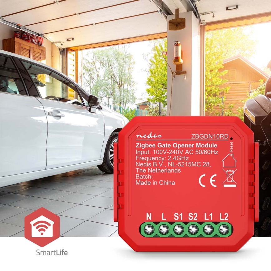 Älykäs autotallin ovenkatkaisin SmartLife Zigbee Tuya