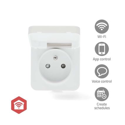 Älykäs pistorasia Smartlife 3680W/230V/ Tyyppi E/16A Wi-Fi Tuya IP44