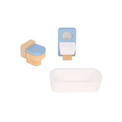 New Classic Toys - Puinen nukkekoti punainen