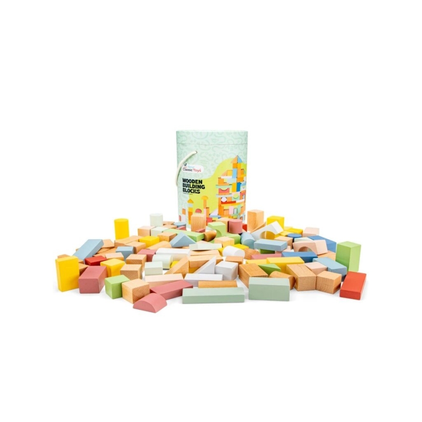 New Classic Toys - Puupalikat 100 kpl