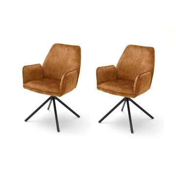 NEXORO ruokatuolit, 2 kpl, oranssi