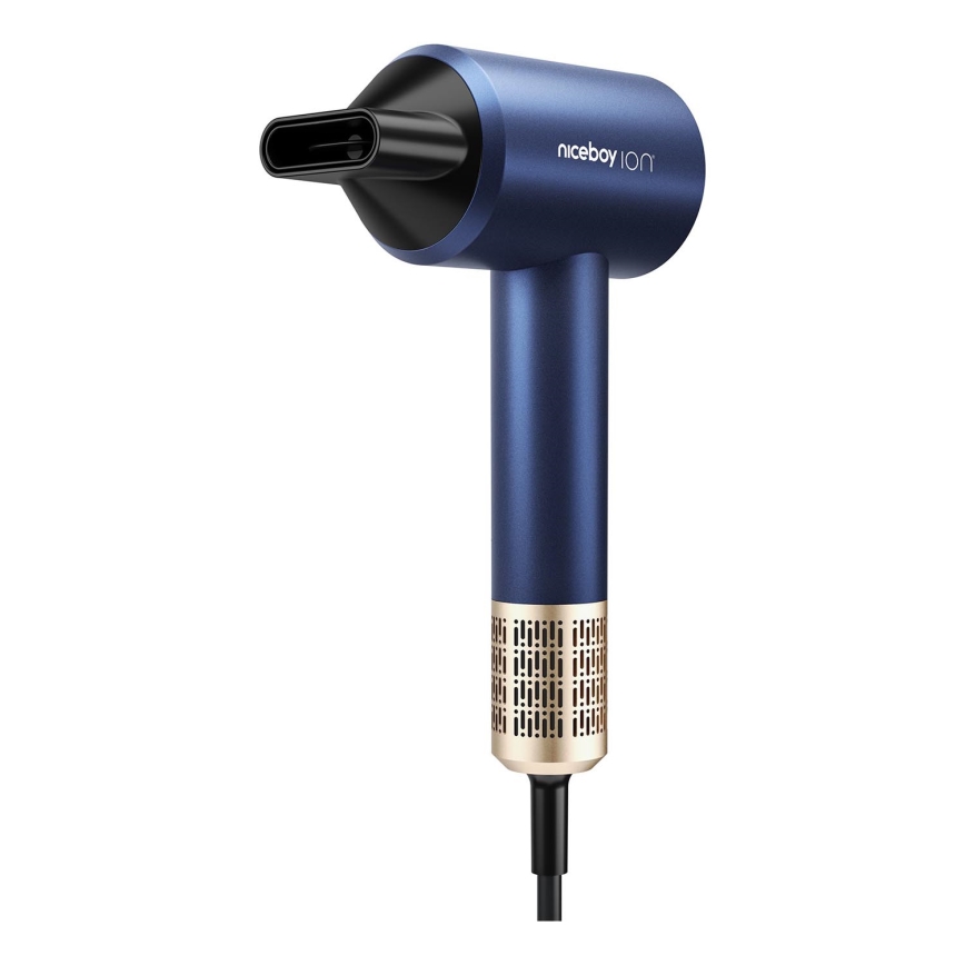 Niceboy AirSonic ELITE - Hiustenkuivain 2200W/230V sininen